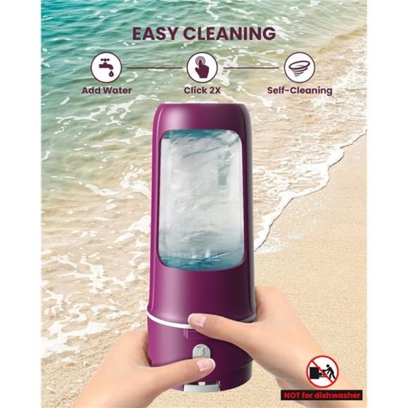 Portable Blender for Shakes and Smoothies,12 oz 10 Blades USB Rechargeable - Picture 5 of 6